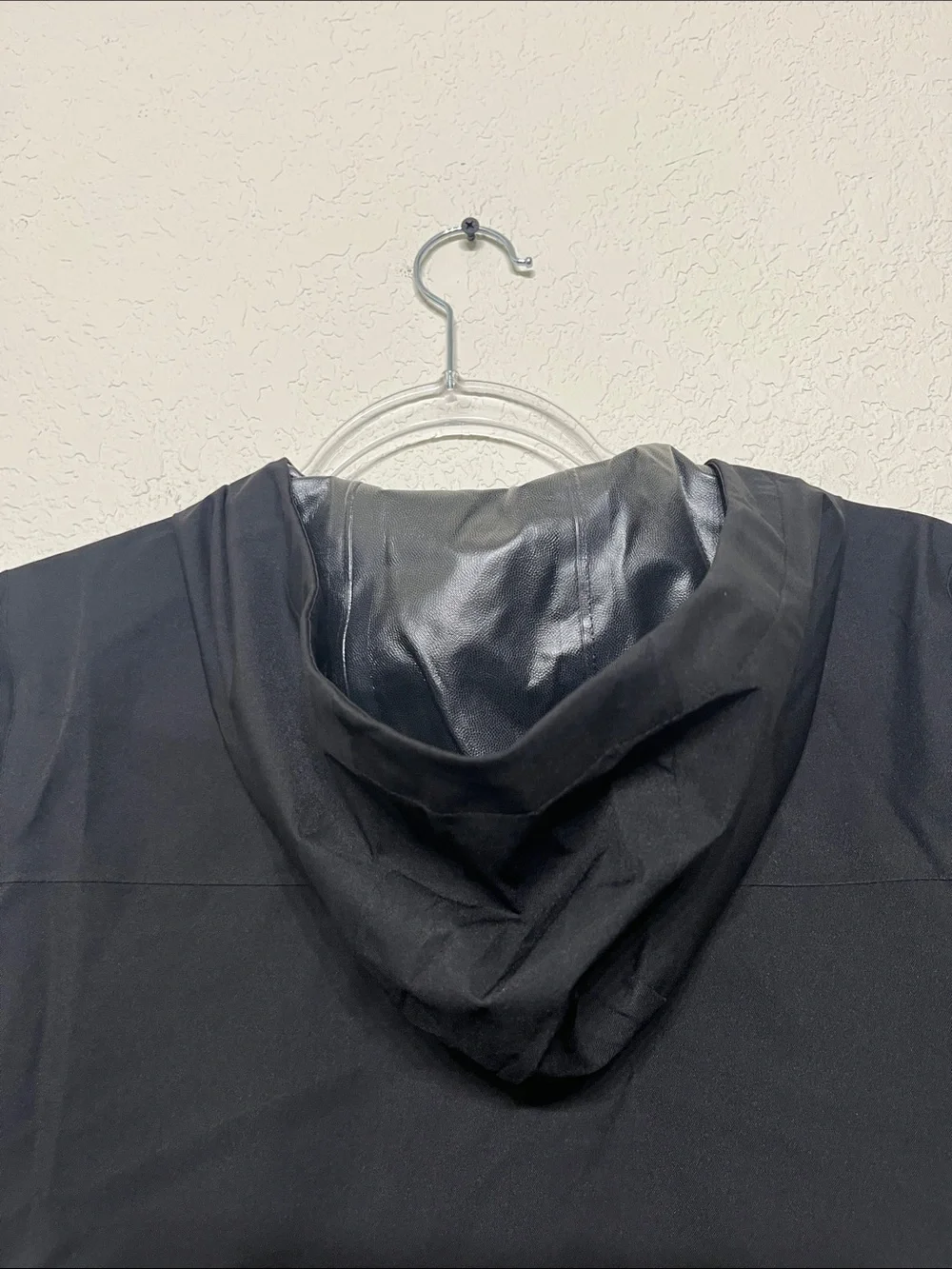Time and Tru Black Hooded Women's Size XS Raincoat
